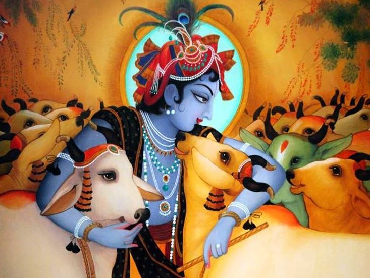 gopastami vrat katha Story of Gopashtami fast know how Shri Krishna was ...