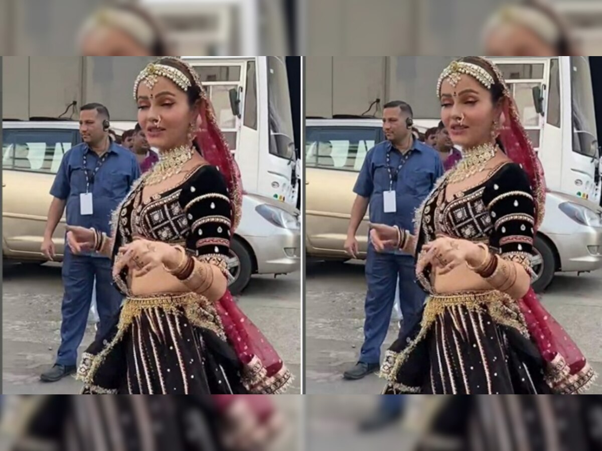 Rubina Dillaik Video: 36 कली वाले 31 किलो के लहंगे में तैयार होकर निकली ये एक्ट्रेस, सड़क पर देखते रह गए लोग 