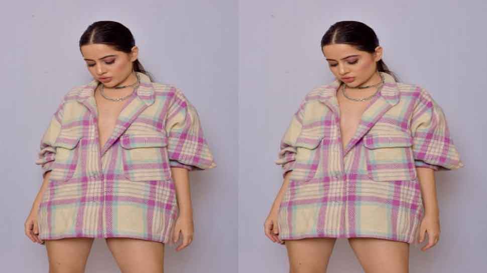 Urfi Javed Dress: इधर-उधर से कट वाली ड्रेस पर पहन लिया उधार वाला ओवरसाइज कोट, उर्फी का फैशन देख फिर हिले लोग