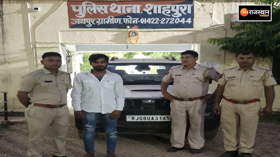 Jaipur Kotputli Police caught 1 accused in Scorpio robbery case search