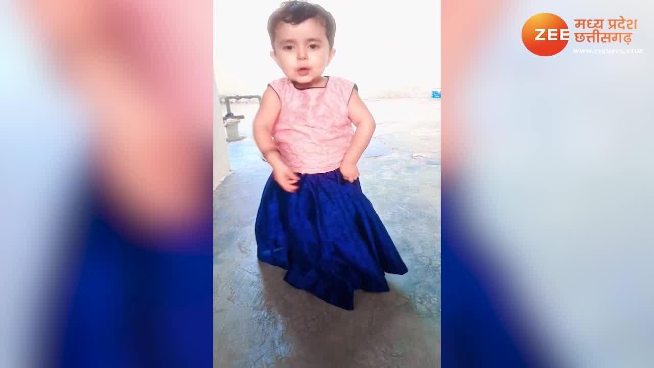 viral cute little baby girl dance hariyanvi song heavy ghaghra see how