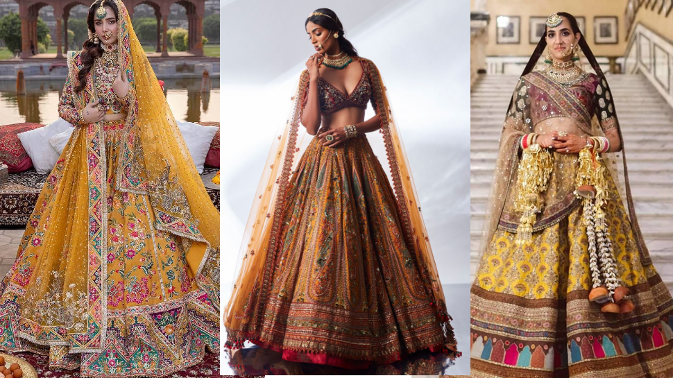 9 Brides Who Wore Katrina Kaif's Lehenga In Different Ways | Indian bridal  outfits, Bridal lehenga red, Wedding lehenga designs