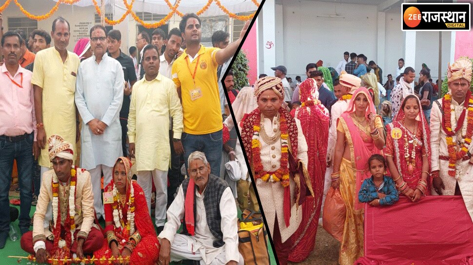 22 couples of Mali society tied the knot ashok Gehlot ministers mahesh