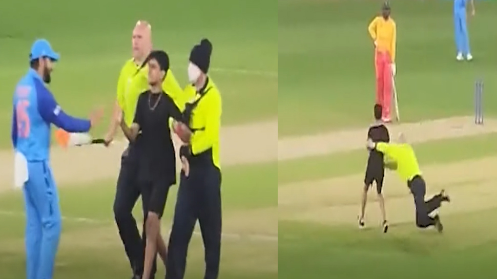 Team India T20 Wold Cup: भारत और ज़िम्बाब्वे मैच के दौरान ग्राउंड में घुस गया एक बच्चा; देखें वीडियो Team India T20 Wold Cup: भारत और ज़िम्बाब्वे मैच के दौरान ग्राउंड में घुस गया एक बच्चा; देखें वीडियो