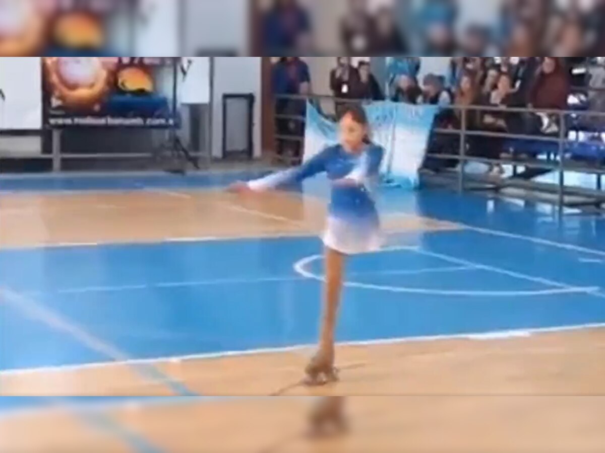 Inspirational Video: छोटी बच्ची ने सिर्फ एक पैर से रफ्तार में की स्केटिंग, तालियों से गूंज उठा पूरा स्टेडियम