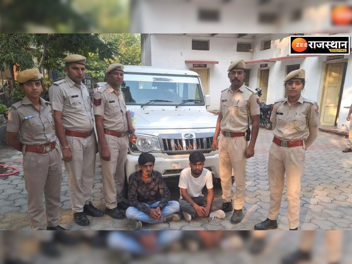 बांसवाड़ा में जीप चोरी का खुलासा, दो आरोपी गिरफ्तार, गाड़ी भी बरामद