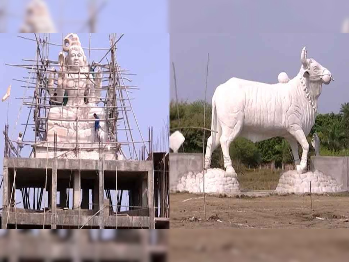 भोपाल में बन रहा कैलाश मानसरोवर धाम, 51 फीट और 150 टन वजनी शिव प्रतिमा के होंगे दर्शन