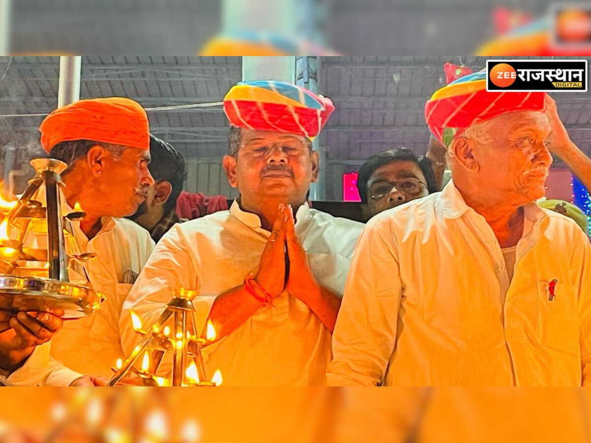 दो धर्मों के समागम स्थल कोलायत में महोत्सव, महाआरती में शामिल हुए मंत्री भाटी