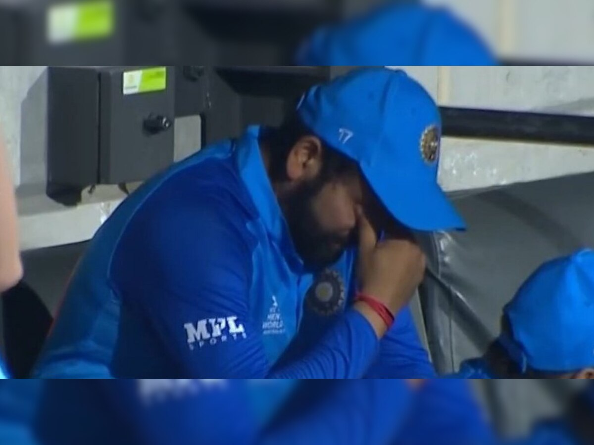 T20 World Cup: सेमीफाइनल में हारकर बाहर होते ही रोने लगे कप्तान रोहित, कैमरे ने पकड़ लिया ये भावुक पल