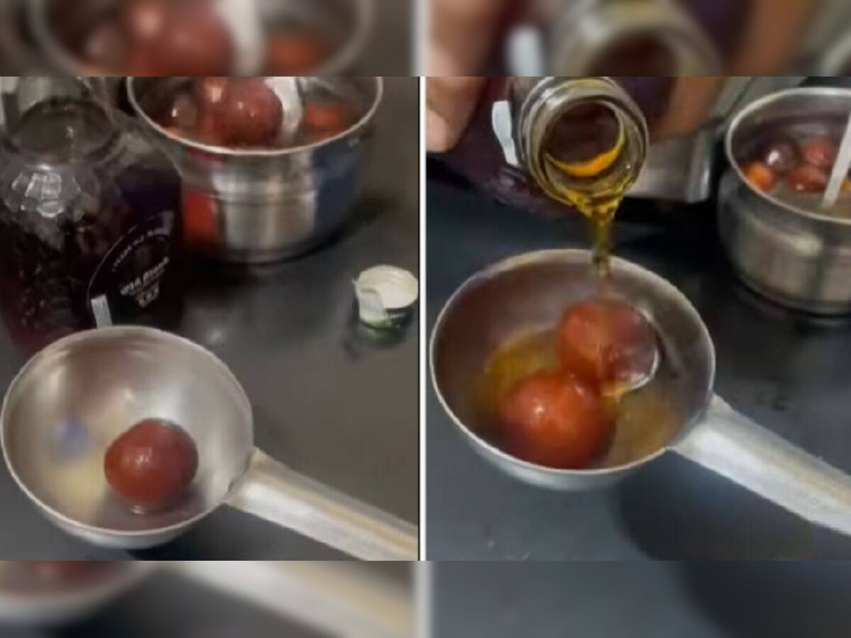 Viral Video: गुलाब जामुन में ओल्ड मॉन्क का टेस्ट, वायरल वीडियो देख लोगों के पसीने छूटे