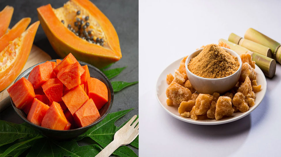benefits of papaya and jaggery halwa for immunity boost constipation