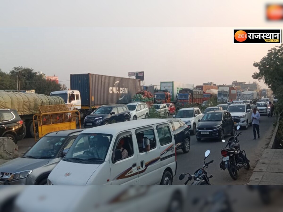 शाहपुरा के जयपुर तिराहा बना जाम का प्वाइंट, घंटों रेंग-रेंग कर चलते वाहन