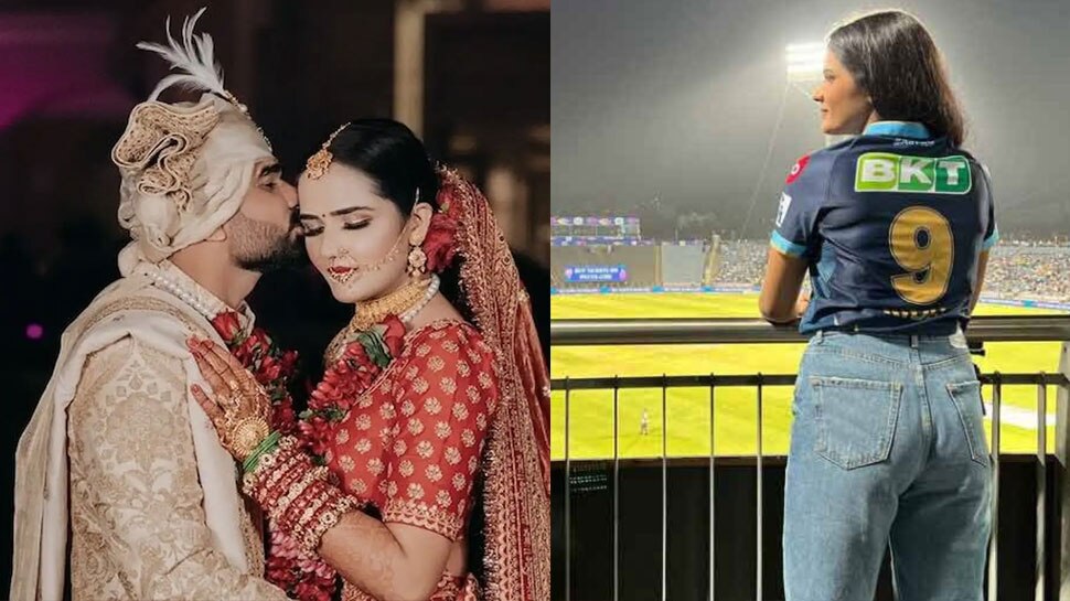 Gujarat Titans Allrounder Rahul Tewatia And His Wife Ridhi Pannu Hot Photos Cricketers Love 