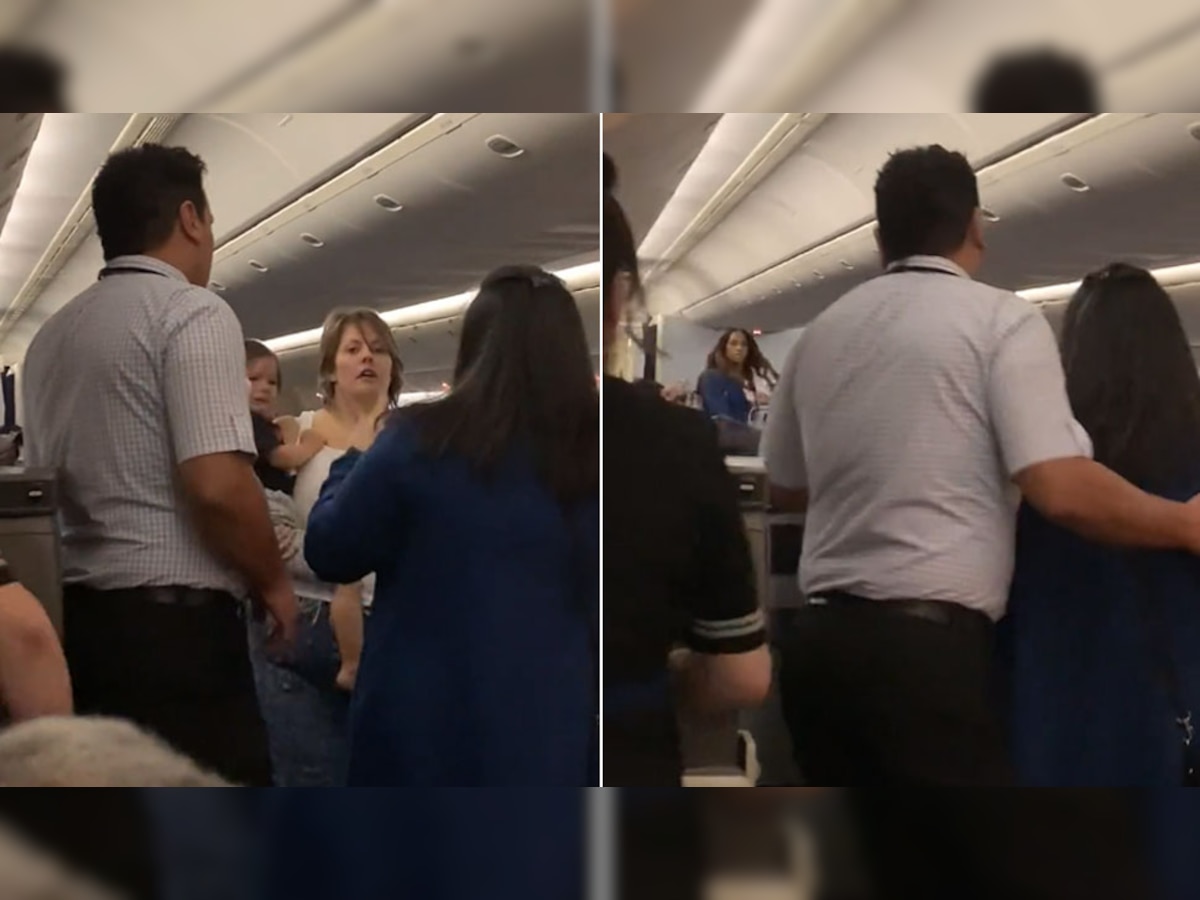 Shocking: फ्लाइट के अंदर ही यात्री ने एयर होस्टेस पर कर दिया हमला! वायरल Video पर मचा बवाल