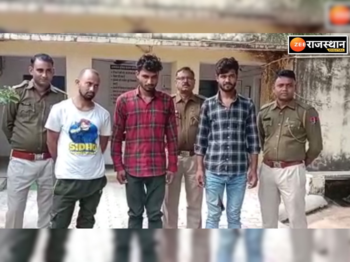 शाहपुरा में खड़ी गाड़ियों से सामान चुराने वाली गैंग का पर्दाफाश, 3 आरोपी गिरफ्तार