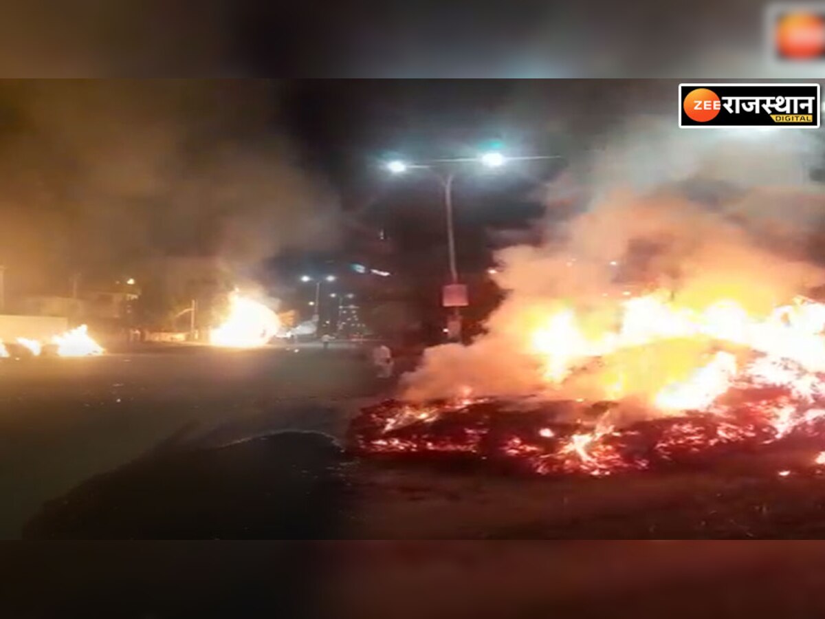 Jaipur News: कड़वी से भरे ट्रक में लगी आग, मचा हड़कंप