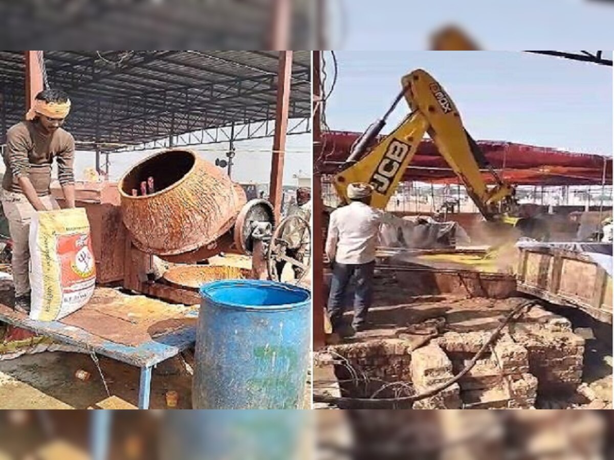 Cooking in Bhandara: यहां JCB-मिक्सर से बन रहा खाना, इतना बड़ा भंडारा कि दांतों तले उंगली दबा लेंगे