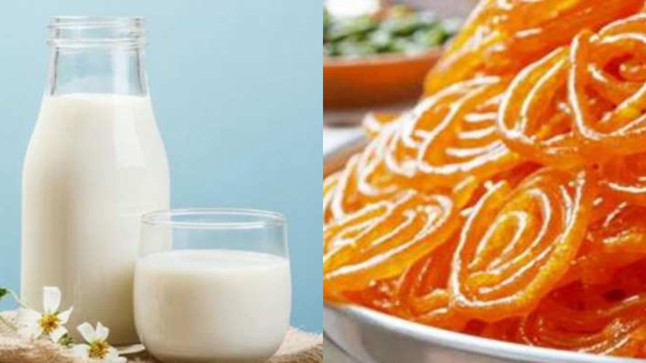 Combination of milk and jalebi will improve health dangerous diseases