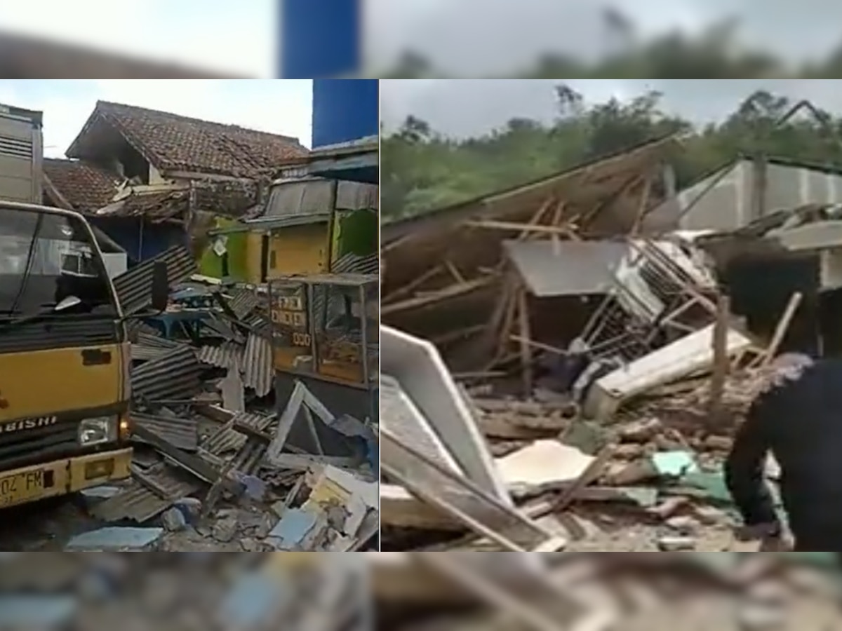 Earthquake In Indonesia: इंडोनेशिया में भूकंप ने मचाई तबाही, तस्वीरें देख हिल जाएंगे आप