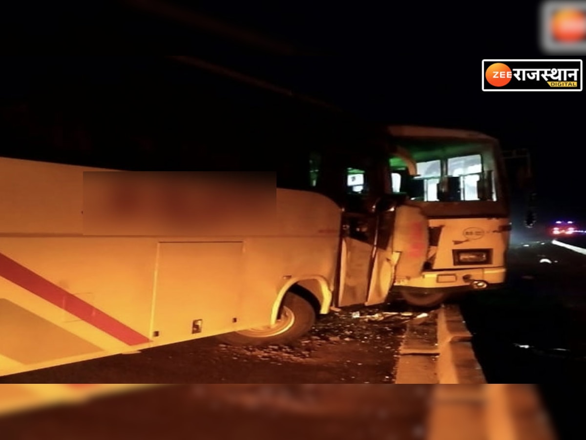 राजसमंद: रोडवेज-प्राइवेट बस में आमने-सामने भिड़ंत, हादसे में 18 से ज्यादा लोग घायल 