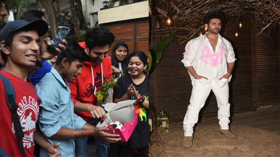 Bollywood Shehzada Kartik Aaryan Celebrates Birthday With Fans And ...