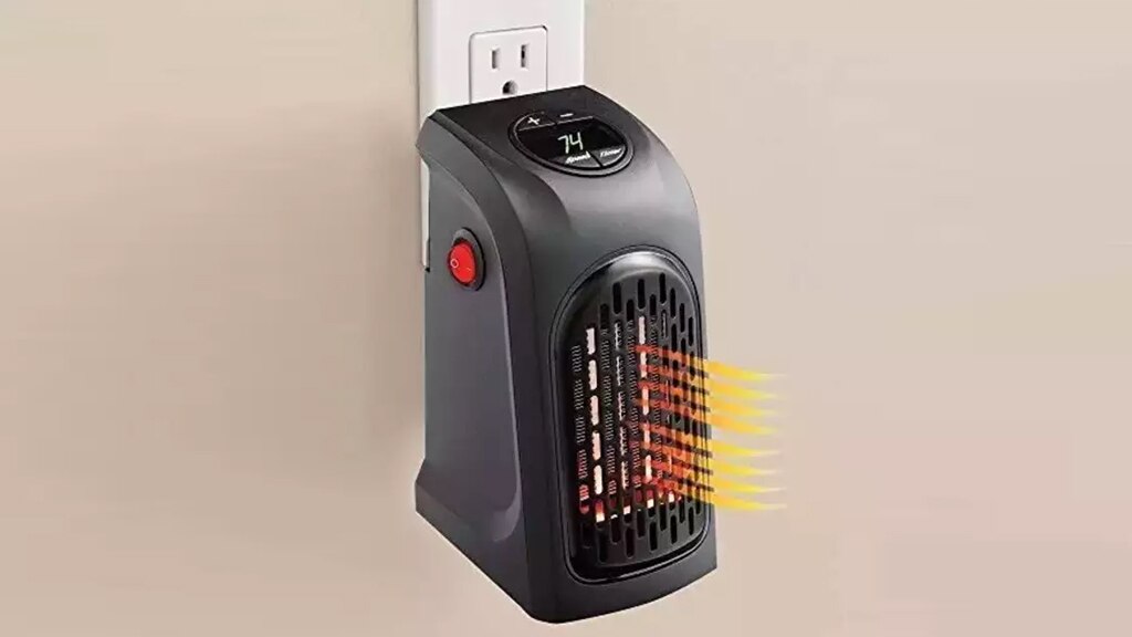 BELLUXA Wall-Outlet 400 Watts Electric Handy Room Heater