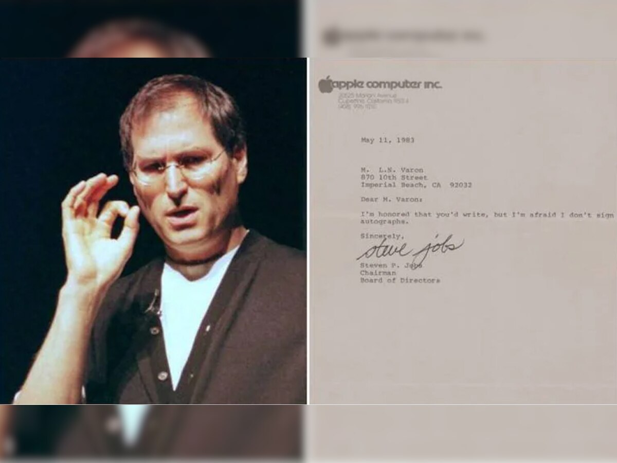 Steve Jobs letter Goes Viral California Man Ask autograph Gives Awesome ...