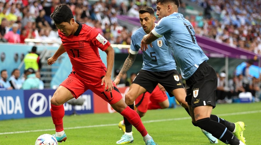 FIFA World Cup 2022: कतर में हुआ एक और उलटफेर, साउथ कोरिया ने उरुग्वे को जीत से रोका