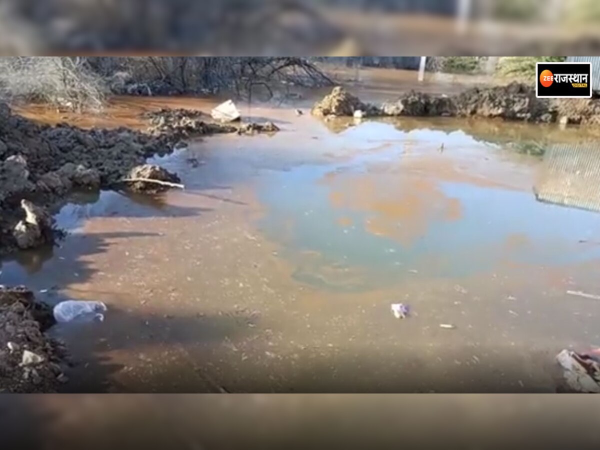 निवाई: पाइपलाइन में लीकेज होने से गेहूं की फसल हुई खराब, व्यर्थ बहा हजारों लीटर पानी 