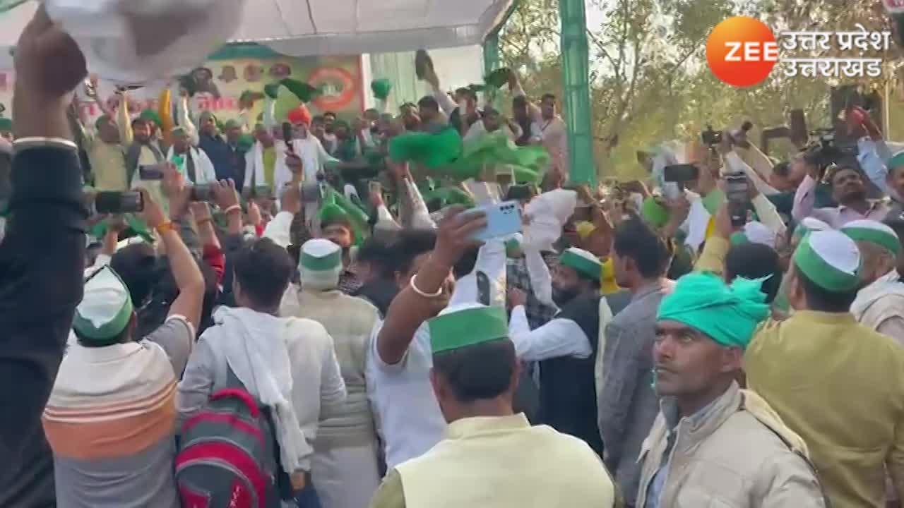 Lucknow Kisan Mahapanchayat : BKU Rakesh Tikait Leads Farmers Protest ...