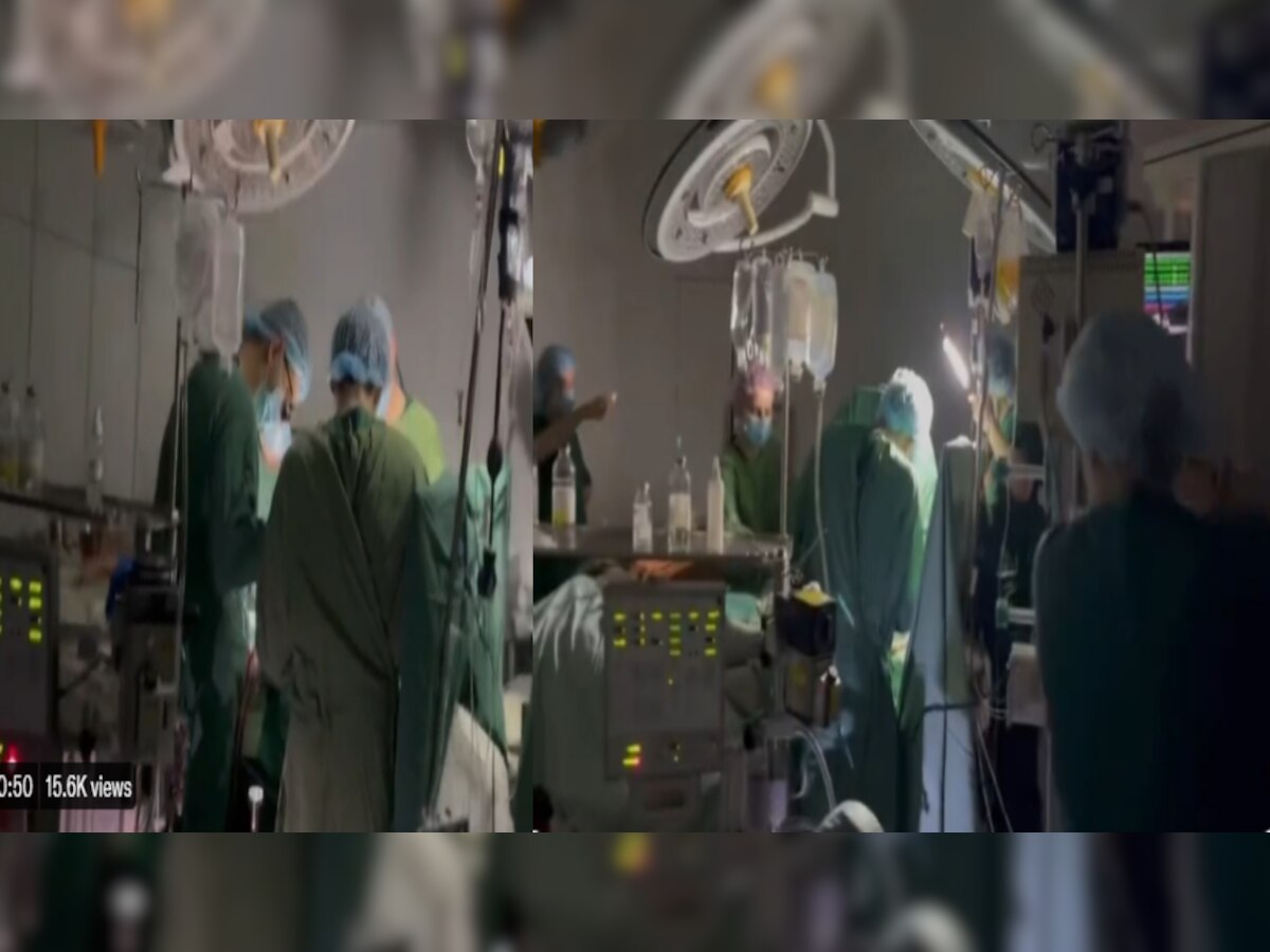 Viral Video: सामने आया यूक्रेन के डॉक्टर्स का वीडियो; बिजली कटने के बाद भी करते रहे सर्जरी