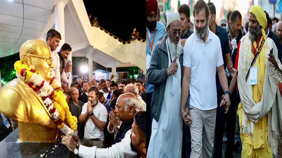महू में राहुल गांधी बोले- दादी को 32 गोली मारी, पिता को बम से उड़ा दिया, लेकिन दिल में डर नहीं