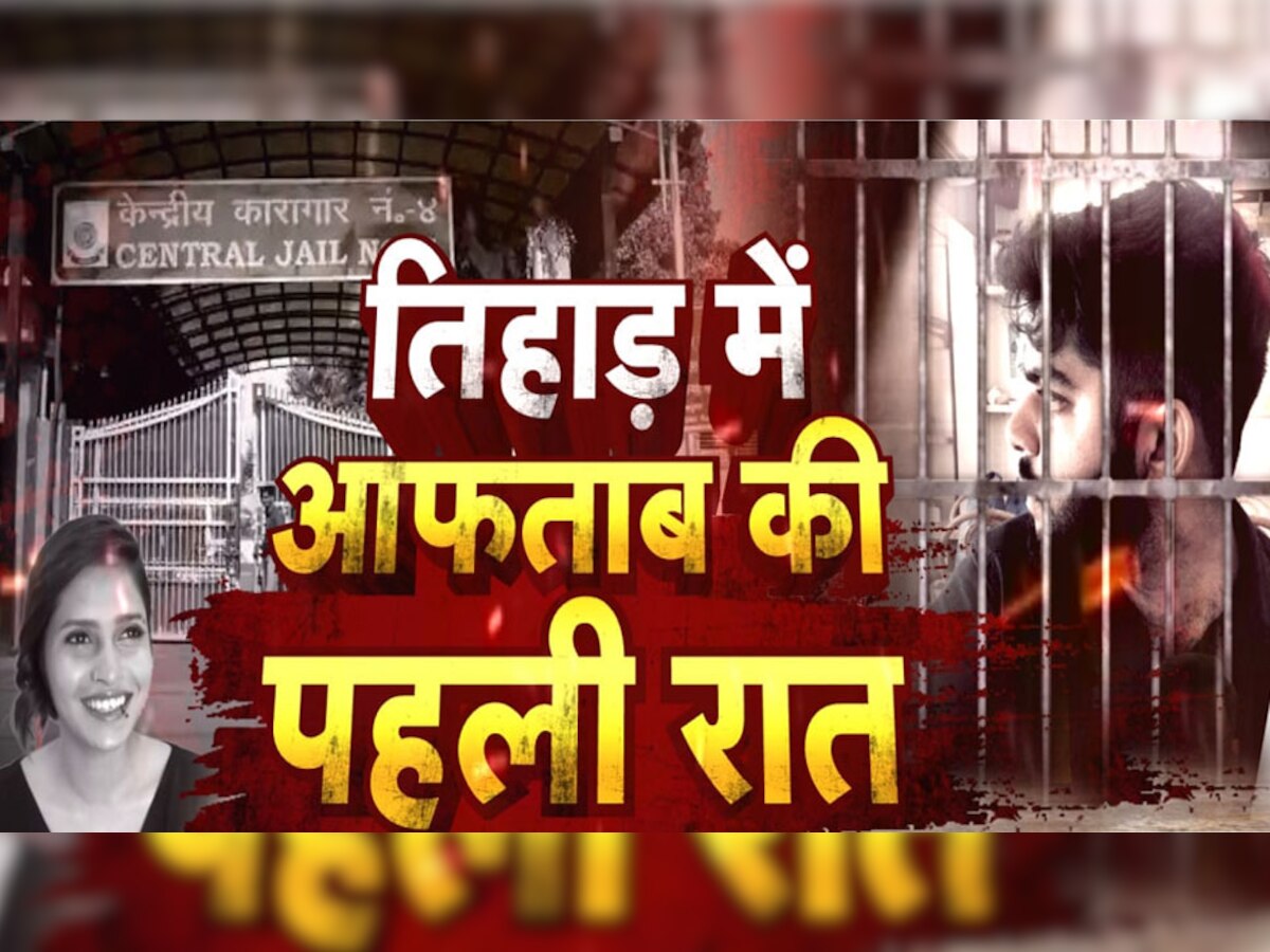 Shraddha Murder Case: तिहाड़ जेल में कैसे गुजरी आफताब की पहली रात? CCTV में दिखी ऐसी हालत