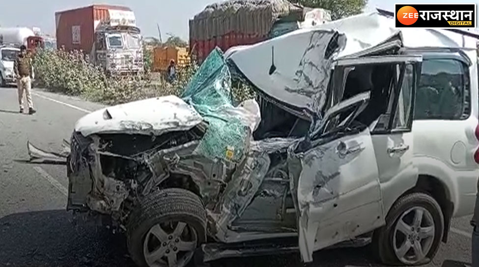 Sahpura Road accident Haryana Roadways bus collided with Scorpio car ...