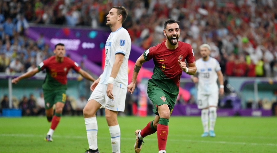 FIFA world Cup 2022: उरुग्वे को हराकर नॉकआउट में पहुंचा पुर्तगाल, ब्रूनो फर्नांडिस बने जीत के हीरो