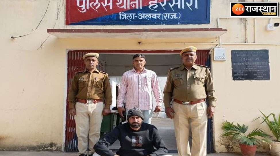 Bansur : बानसूर पुलिस ने 1 साल से फरार ईनामी बदमाश को किया गिरफ्तार