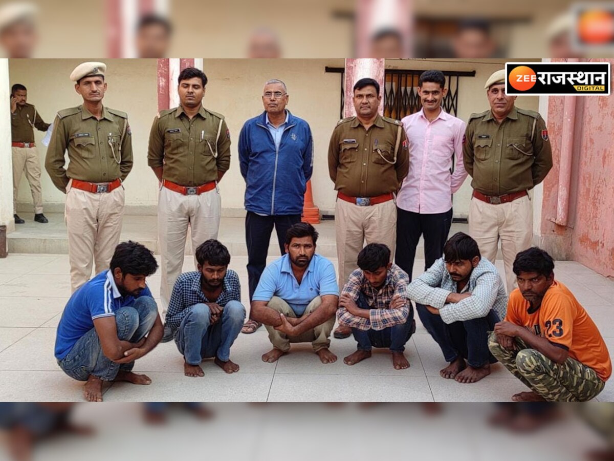 Bikaner News: चोरी के मामले में खाजूवाला पुलिस ने 6 लोग को प्रोडक्शन वारंट पर हिरासत में लिया