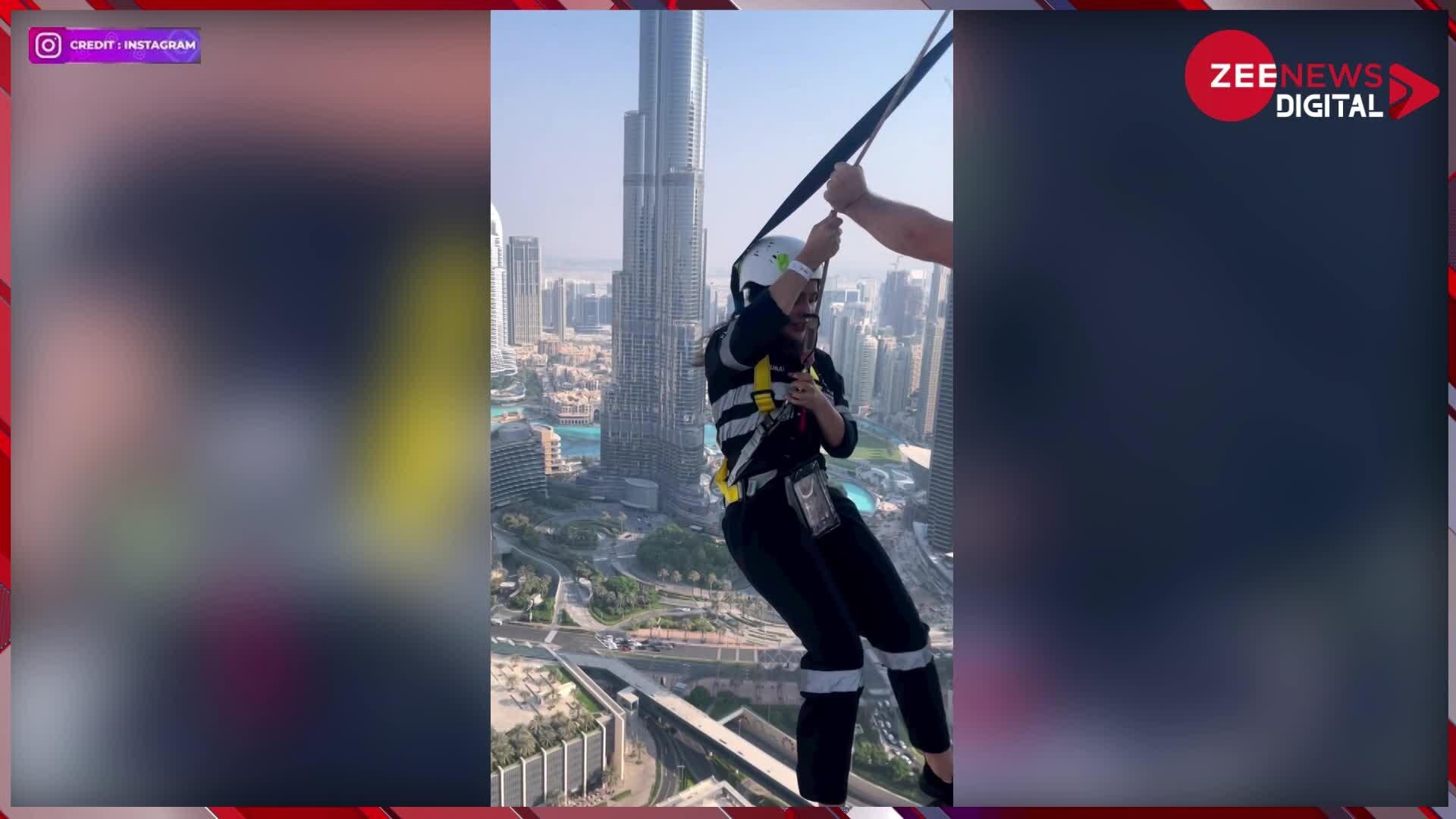 Neha Sharma bollywood actress shares bungee jumping adventure video ...