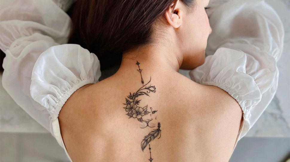 Quote Thigh Tattoos for Girls | Rupi Kaur Quote Tattoos - Test Out Your  Tattoos with Inkbox! | Subtle tattoos, Classy tattoos, Dainty tattoos