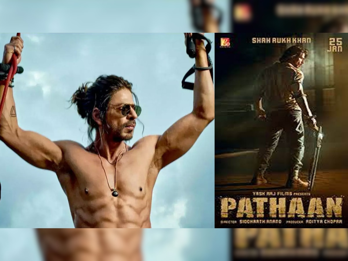 Shah Rukh Khan ने शेयर किया Pathaan का नया पोस्टर, हॉट लुक देख फैन्स के दिलों में उठा तूफान