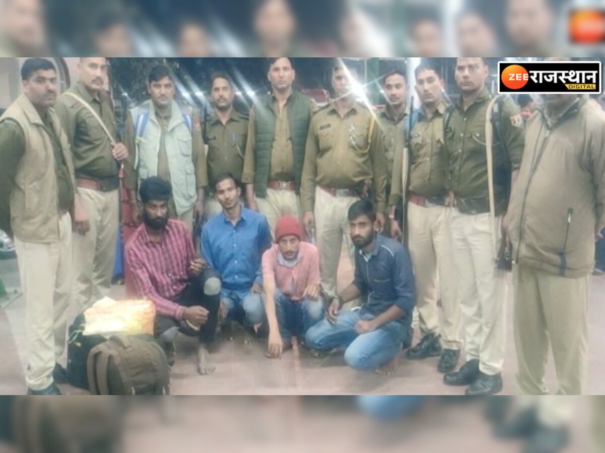 बेंगलुरु और उदयपुर की सुखेर थाना पुलिस पर फायरिंग, 4 वांटेड आरोपियों को किया गिरफ्तार