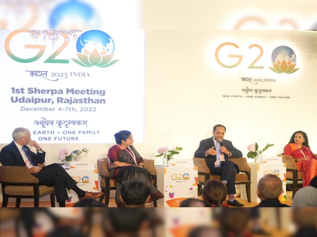  उदयपुर में जी-20 शेरपा सम्मेलन का आगाज, मेवाड़ी परंपरा देख विदेशी मेहमान हुए गदगद