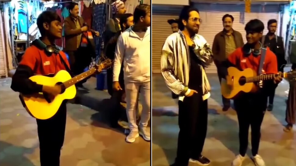 सड़क किनारे जिस एक्टर का गाना गा रहा था शख्स, अचानक वही HERO आ पहुंचा तो रह गया दंग; देखें फिर क्या हुआ