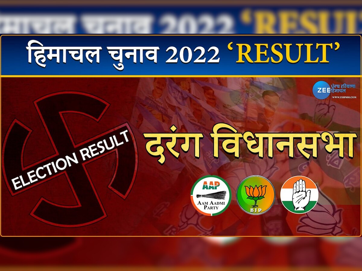 Darang Himachal Pradesh Election Result 2022: दरंग विधानसभा सीट पर किस पार्टी की होगी जीत?