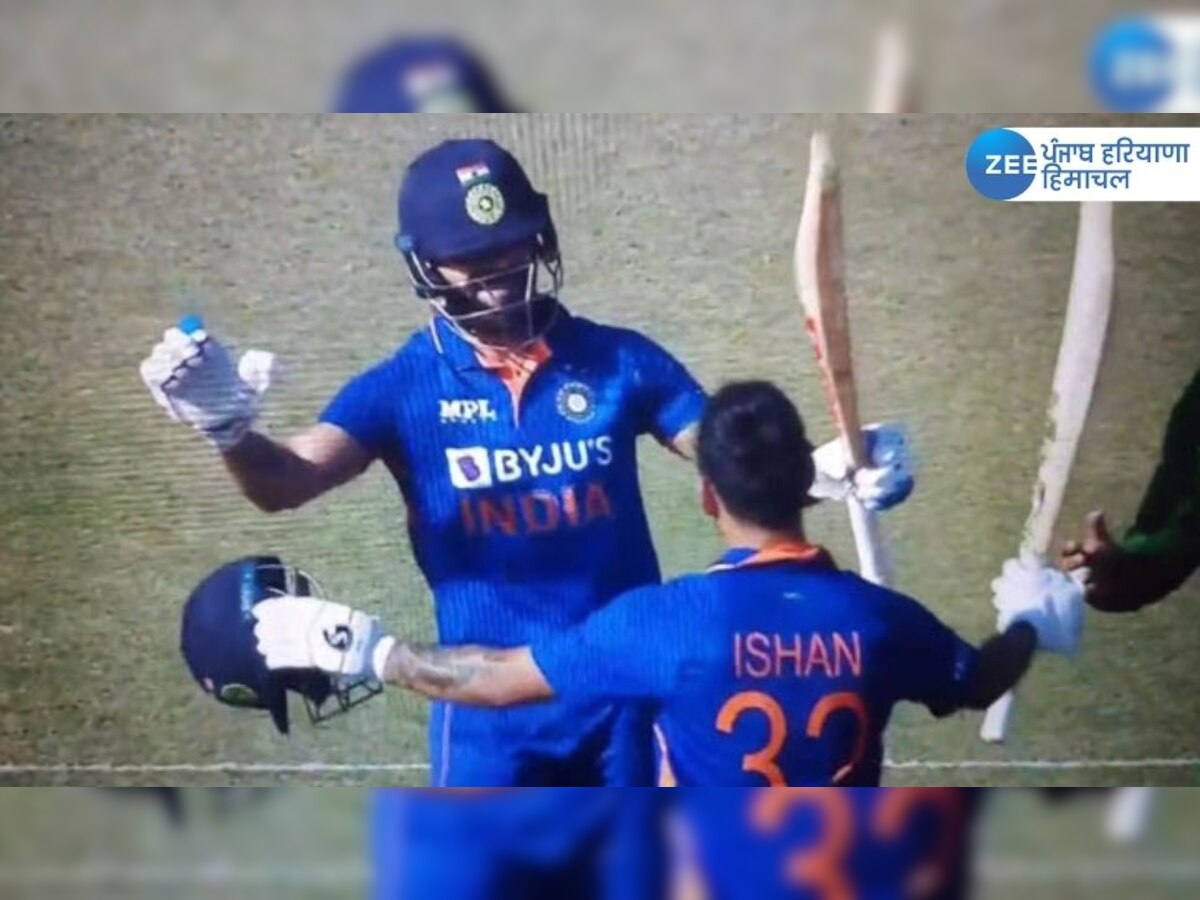 Ishan Kishan ਦੇ ਦੋਹਰੇ ਸੈਂਕੜੇ ਦਾ ਜਸ਼ਨ ਮਨਾਉਂਦਿਆਂ Virat Kohli ਨੇ ਪਾਇਆ ਭੰਗੜਾ, ਵੀਡੀਓ ਵਾਇਰਲ