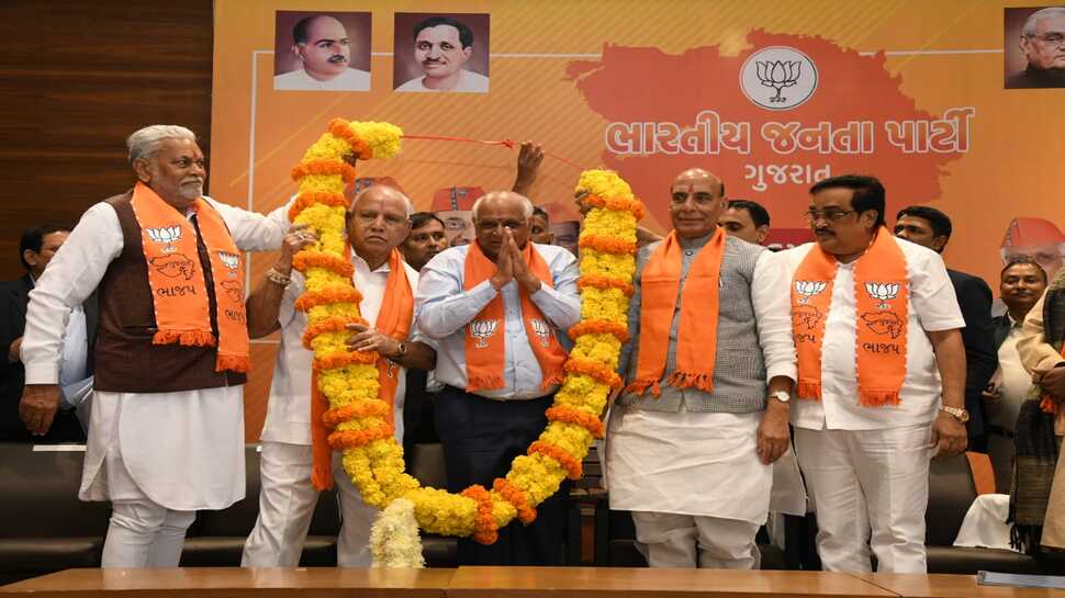 Gujarat News: ଆସନ୍ତାକାଲି ହେବ ଶପଥ ଗ୍ରହଣ, ଭୂପେନ୍ଦ୍ର ପଟେଲଙ୍କ ସହ ଶପଥ ନେବ କ୍ୟାବିନେଟ Gujarat News: ଆସନ୍ତାକାଲି ହେବ ଶପଥ ଗ୍ରହଣ, ଭୂପେନ୍ଦ୍ର ପଟେଲଙ୍କ ସହ ଶପଥ ନେବ କ୍ୟାବିନେଟ