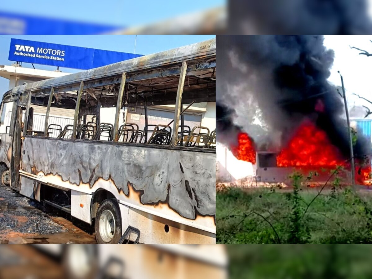 Barabanki: बाराबंकी में आग का गोला बनी चलती रोडवेज बस, यात्रियों ने कूदकर बचाई जान 