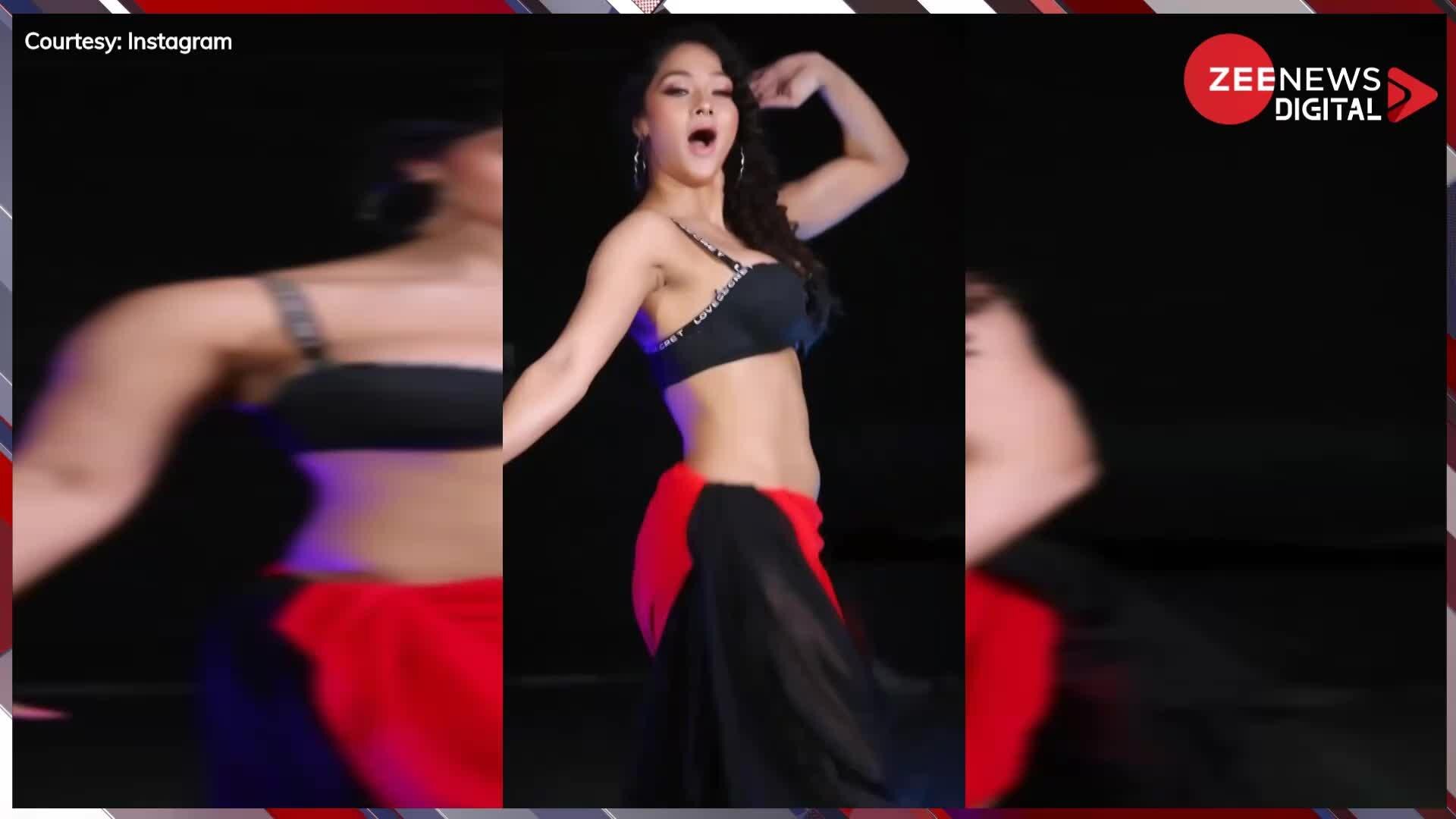 Namrata Malla Shows Hot Moves On Laal Ghaghra Song Looks Super Sexy In 
