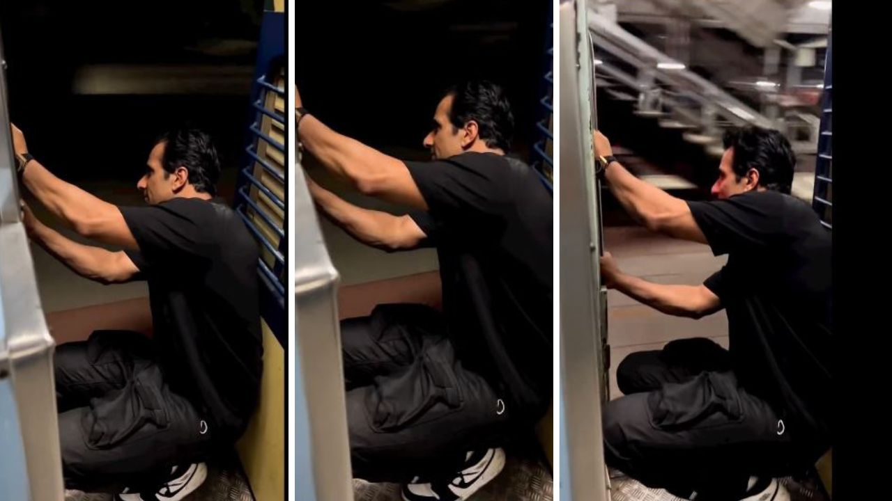 Viral Video: ट्रेन के दरवाजे पर लटके सोनू सूद, रेलवे पुलिस ने ले ली क्लास