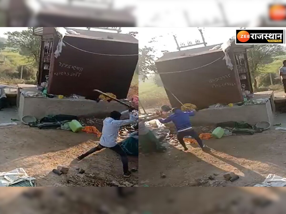 अलवर: पानी भरने को लेकर दलित महिला से मारपीट, वीडियो वायरल 